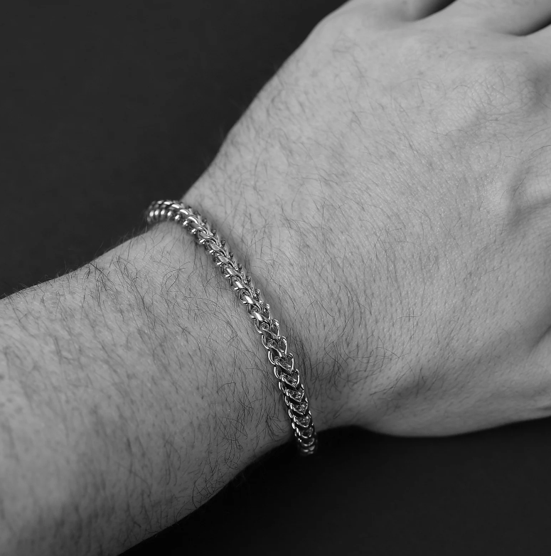 Silver Franco Bracelet