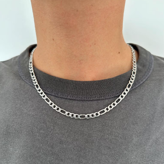 Silver Figaro Chain