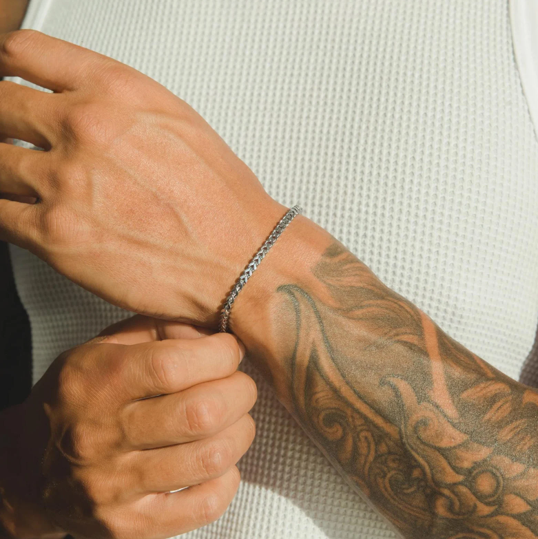 Silver Franco Bracelet