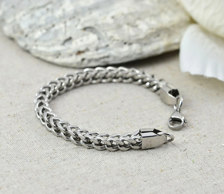 Silver Franco Bracelet