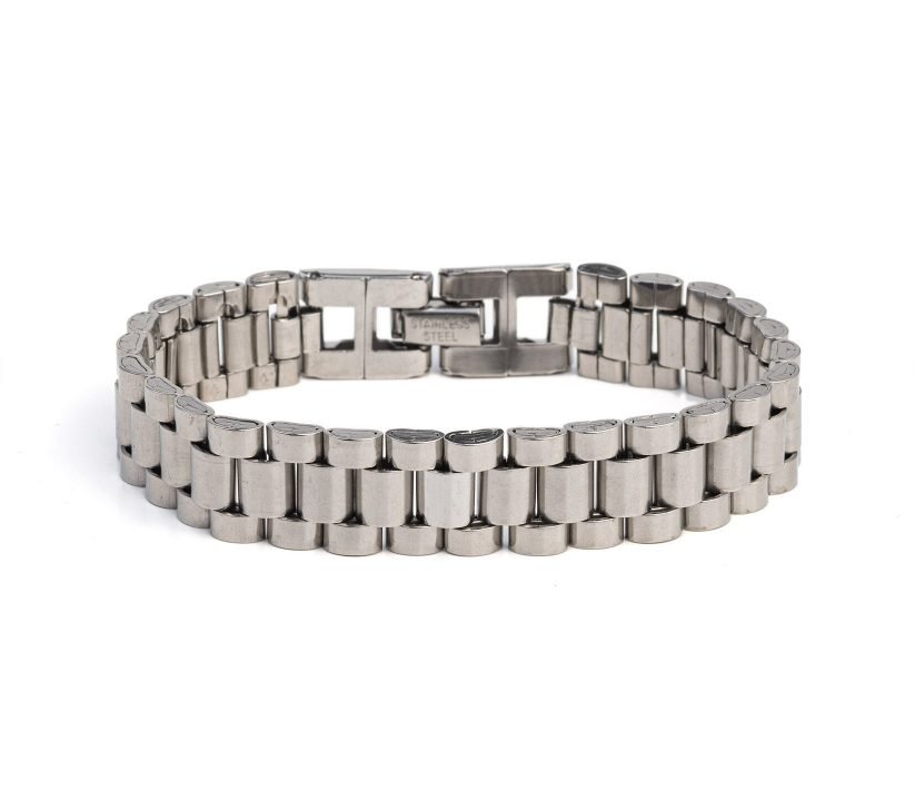 Silver Strap Bracelet