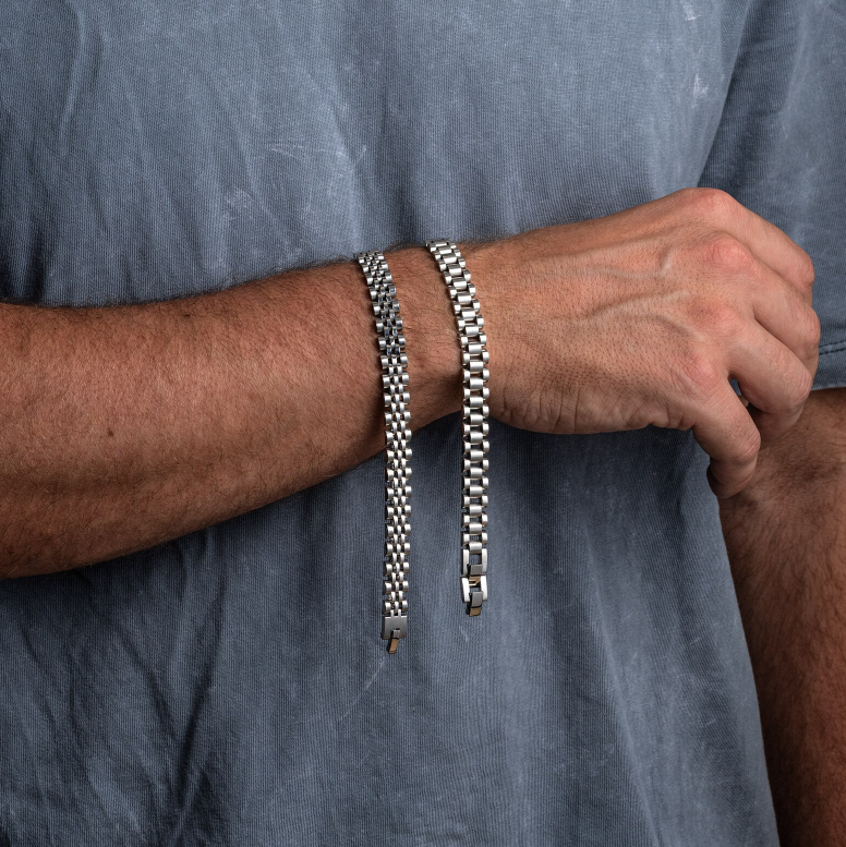Silver Strap Bracelet
