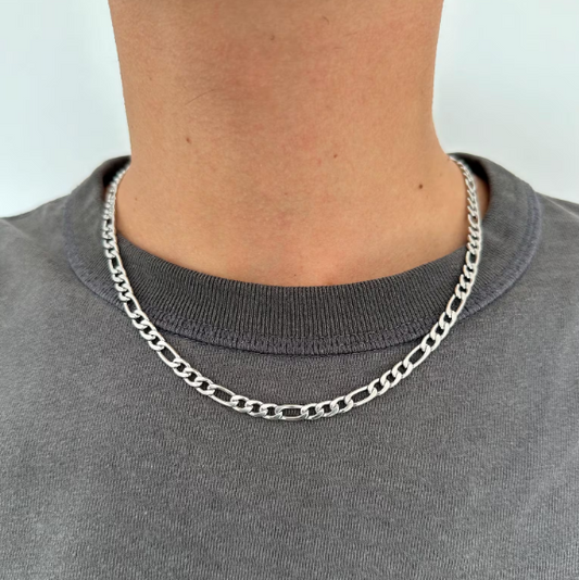 Silver Figaro Chain