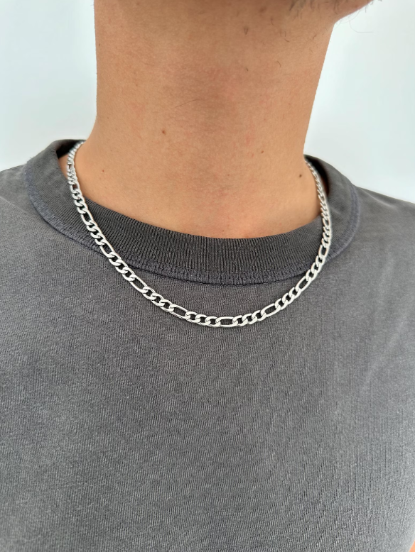 Silver Figaro Chain